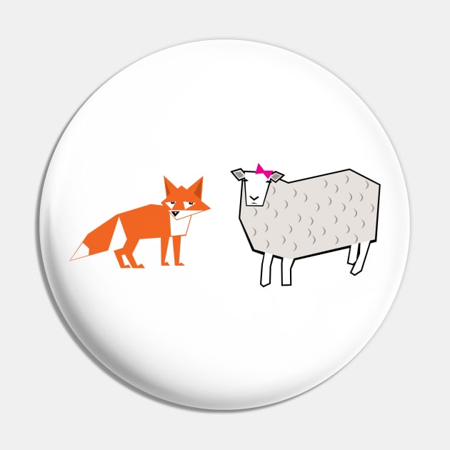 Fox Ewe Pin by Stacks