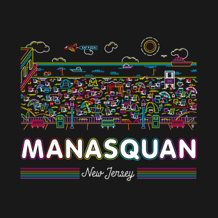 Manasquan New Jersey Beach T-Shirt