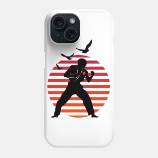 Master of Attack First Karate on Sunset White Phone Case