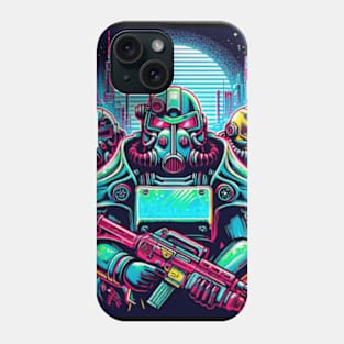 80s retro Brotherhood of steel Phone Case