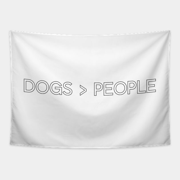 Dogs > People Tapestry by annmariestowe