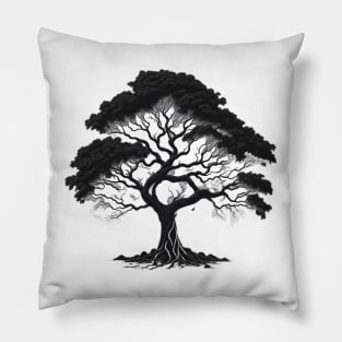 Lahaina Banyan Tree in Hawaii Pillow