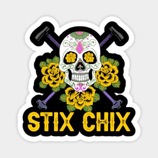 STIX CHIX YELLOW Magnet