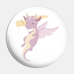 dragon - purple Pin