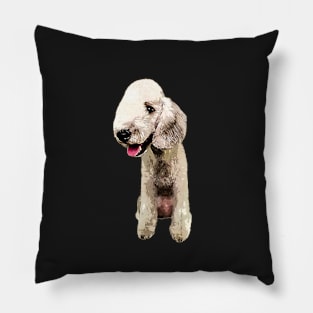 Bedlington Terrier Cute Pup Pillow