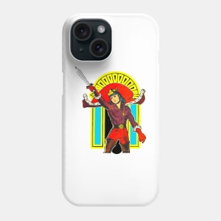 Brave prince swordsman in the magic castle Phone Case