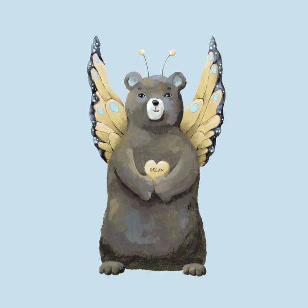 Winged Bear by Steve Haskamp