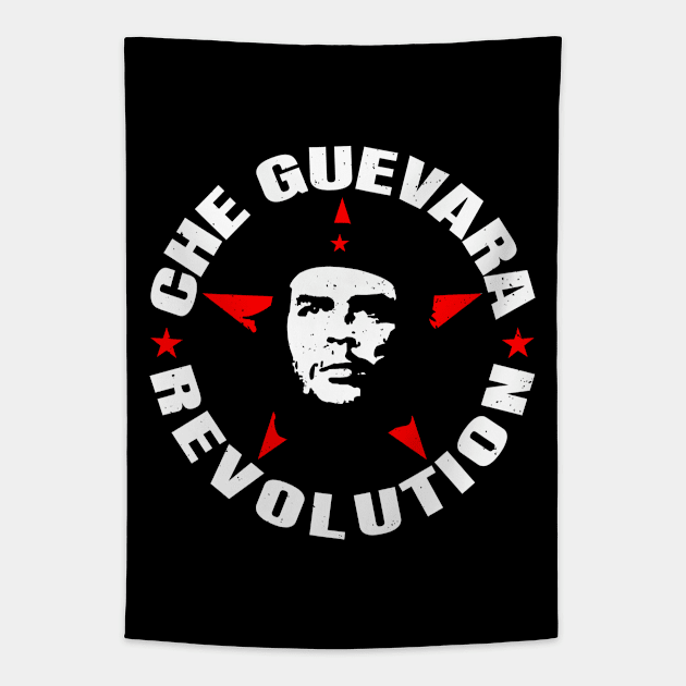 Che Guevara Rebel Cuban Guerrilla Revolution T-Shirt Tapestry by HiDearPrint