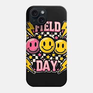 Field Day Field Day 2024 Checkered ,Game Day ,End of Year Teacher,Field Day Group ,Sports Day,Field Day Phone Case