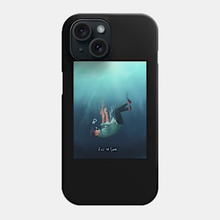 Fall in your sea Phone Case