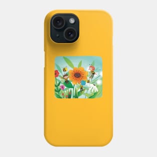 Summer bees! Phone Case