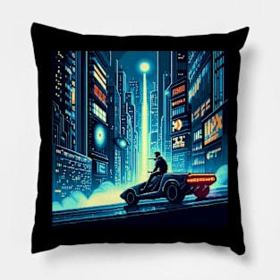 Blade Runner Pixel Art Pillow