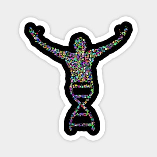 Human DNA Graphic Science Gift DNA Magnet