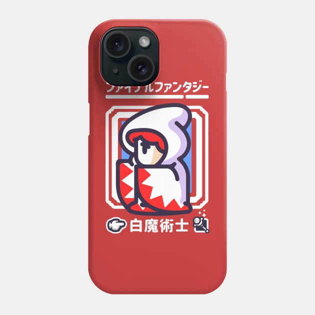 Light Warrior - White Mage III Phone Case by evasinmas