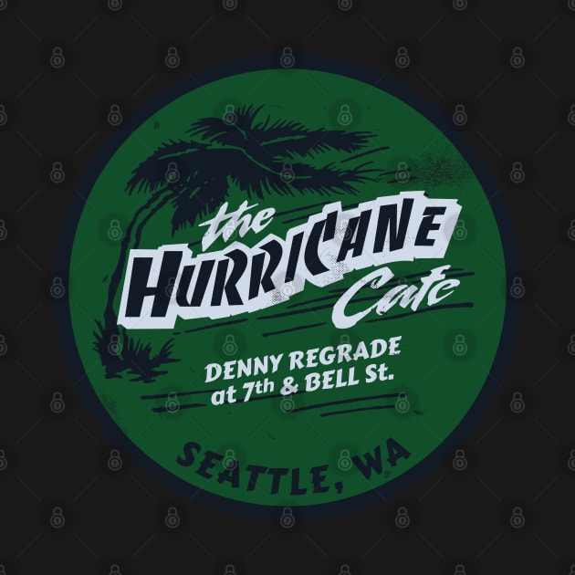 Retro Vintage Hurricane Cafe Seattle by StudioPM71