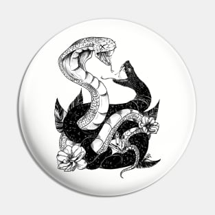 Fight of the Snakes Pin