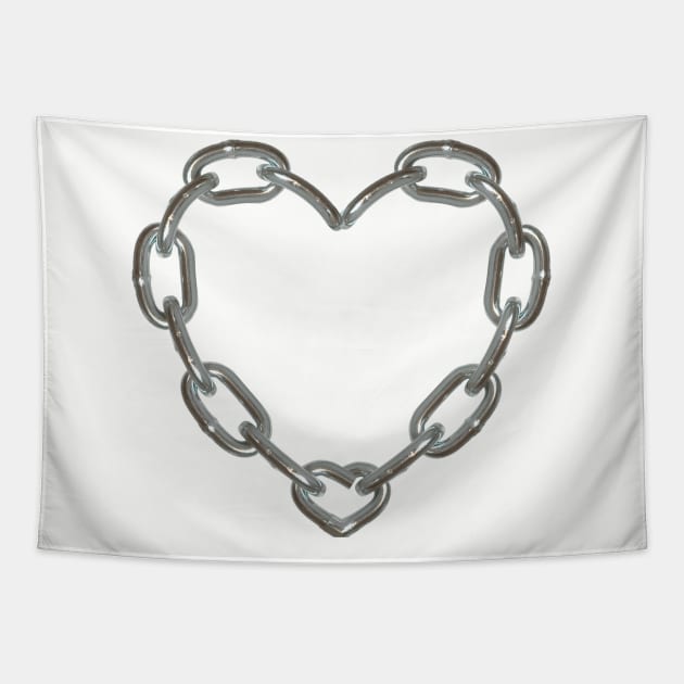 Chain Heart Tapestry by Nuletto