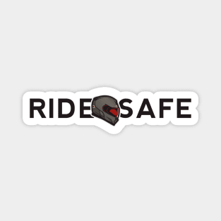 RIDE SAFE BLACK Magnet