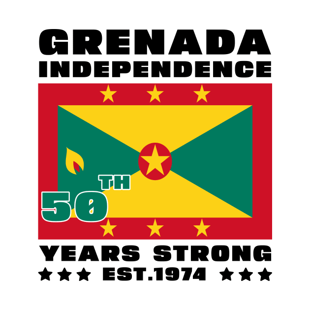 Grenada Independence Day Grenadian 50th celebration Grenada by DesignergiftsCie