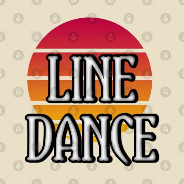 Line dance t-shirt by Ucup stores