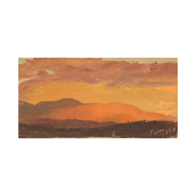 Sunset, Hudson Valley by Frederic Edwin Church by Classic Art Stall