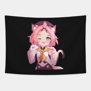 genshin impact cat Tapestry