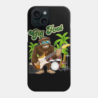 BigFoot GigFoot Musician Music Lover Phone Case