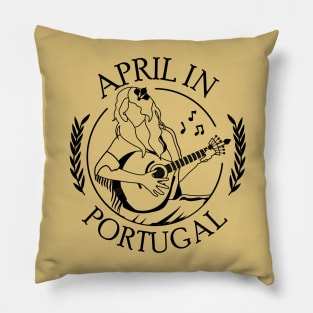 April in Portugal Pillow