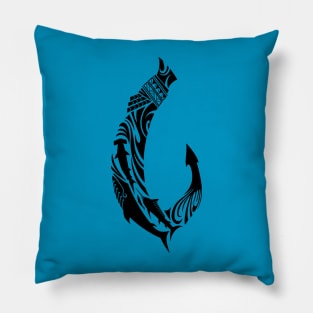 Tribal Fish Hook Pillow