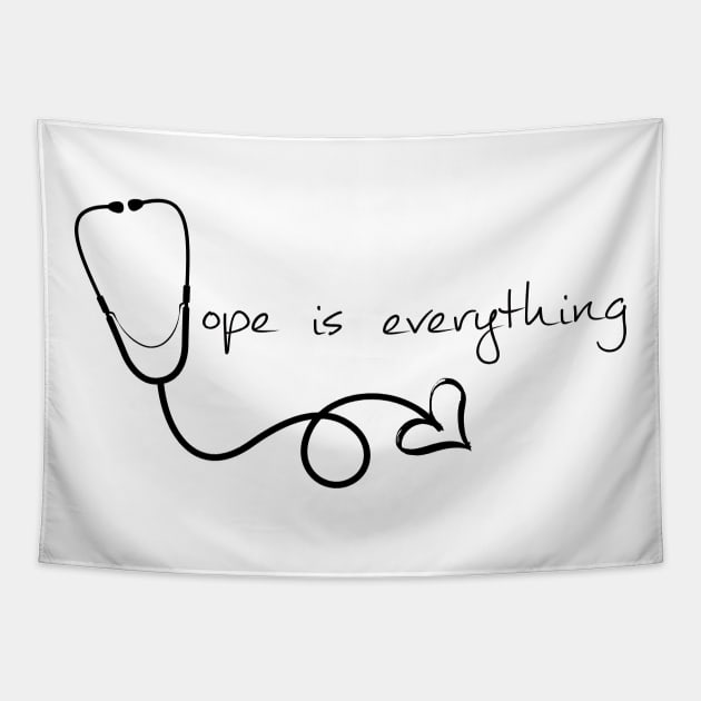 Hope is Everything Tapestry by ArtisanGriffinKane