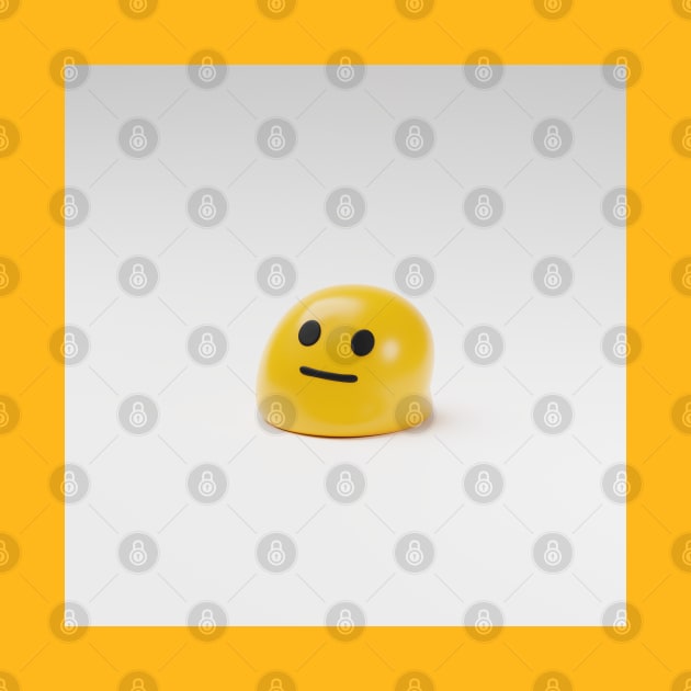 Neutral Face Emoji v1 by VonKagaoan