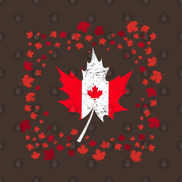 Canada Flag, Canadian Maple Leaf by GlossyArtTees