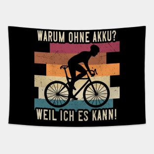 Fahrradfahrer Rennrad retro Tapestry