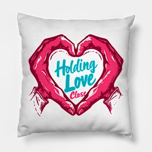 Love Enveloped: Holding Love Close ð Pop Art Cartoon Pillow