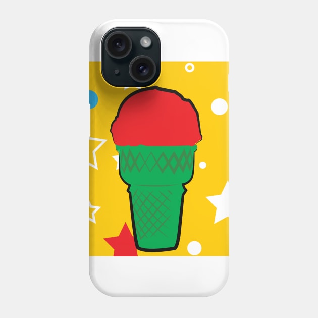 Ice cream with stars Phone Case by hsf