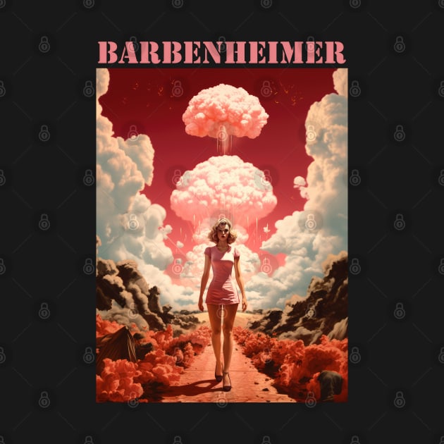 Barbie x Oppenheimer  | BARBENHEIMER T-Shirt by TooplesArt