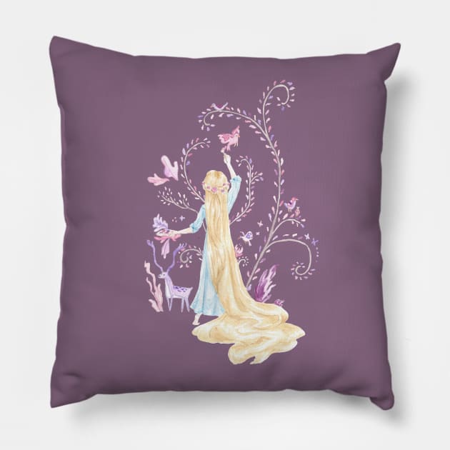 princess 7 Pillow by littlemoondance