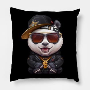 Panda Hip-Hop Super Star Pillow