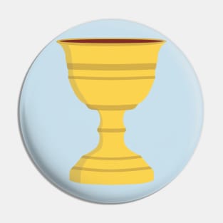 Chalice flat design icon Pin