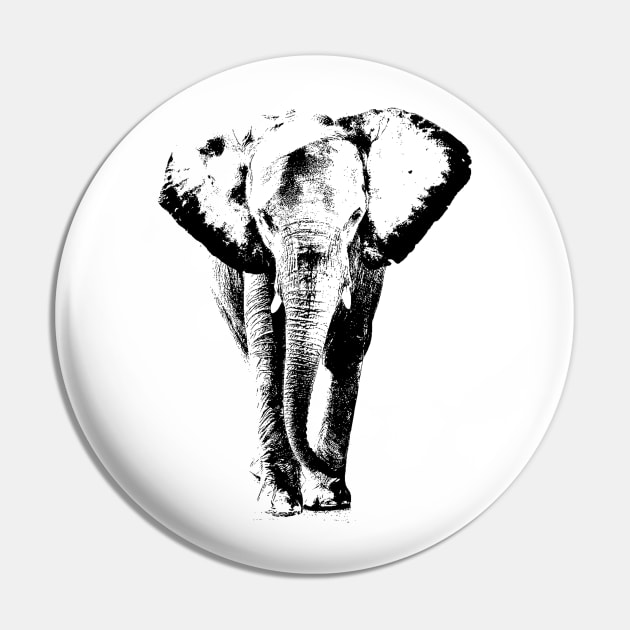 elephant Pin by hottehue