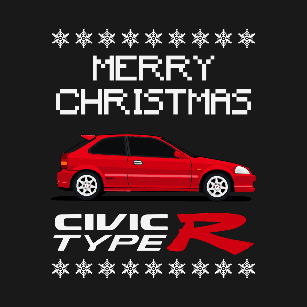 Civic Type R Merry Christmas Edition by masjestudio