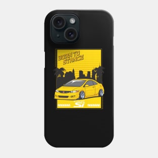 Honda Civic Si (Yellow) Phone Case