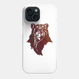 bear and indian Phone Case