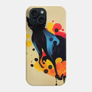 Abstract Cat Phone Case