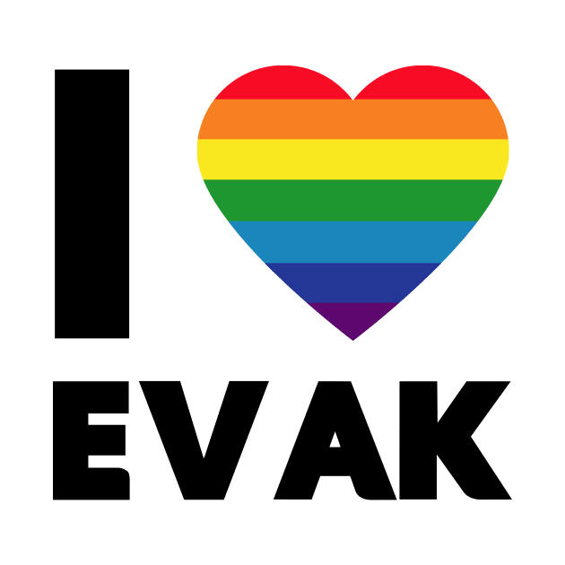 I love Evak by byebyesally