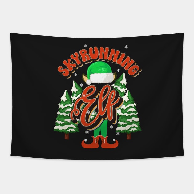 SKYRUNNING ELF CHRISTMAS Tapestry by HomeCoquette