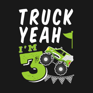 Monster Truck 3rd Birthday gift boys T-Shirt