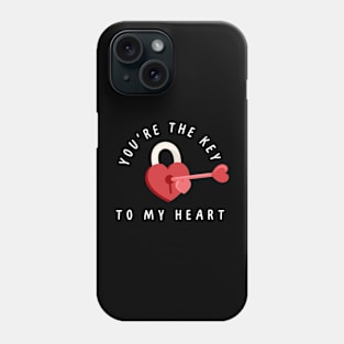 You're the key to my heart. Valentine, Couple Phone Case