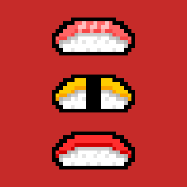 Pixel Nigiri Sushi by sombrasblancas