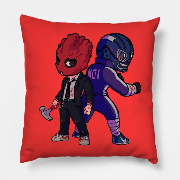 Noi and Shin Dorohedoro v2 Pillow by Susto